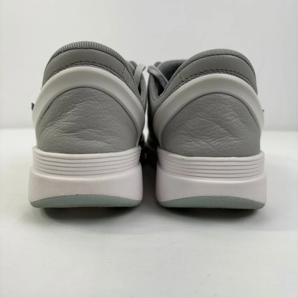 Kizik Sydney Womens Leather Hands Free Slip On Sneakers Harbor Mist Grey Size 10